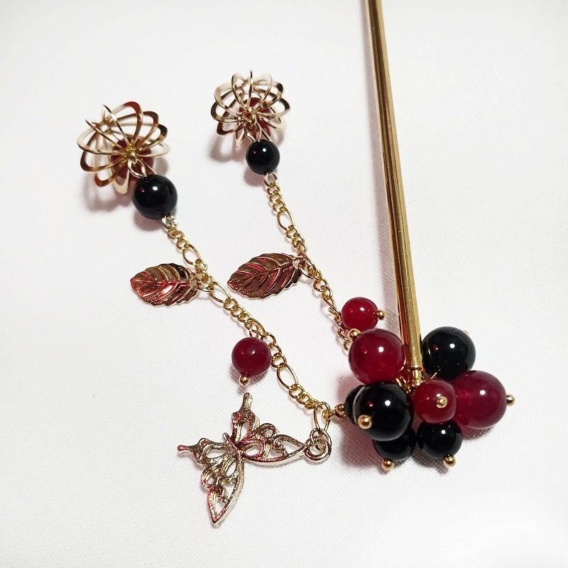 鬼灯の簪 かんざし