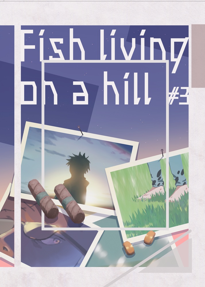 Fishing livig on a hill #3