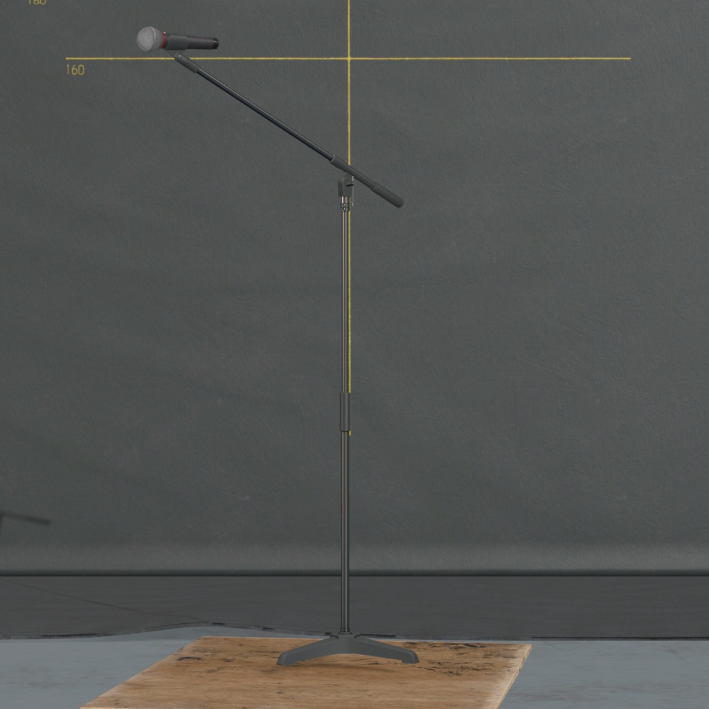 【無料配布】マイク&スタンドセット/Microphone&Stand