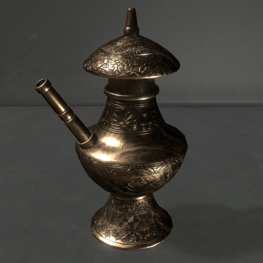 真鍮製水差しセット/Water_Jug_Set