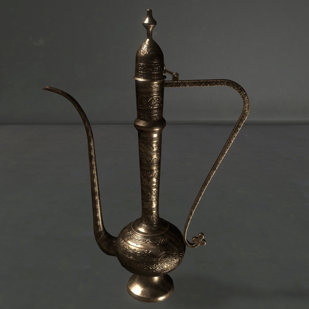 真鍮製水差しセット/Water_Jug_Set