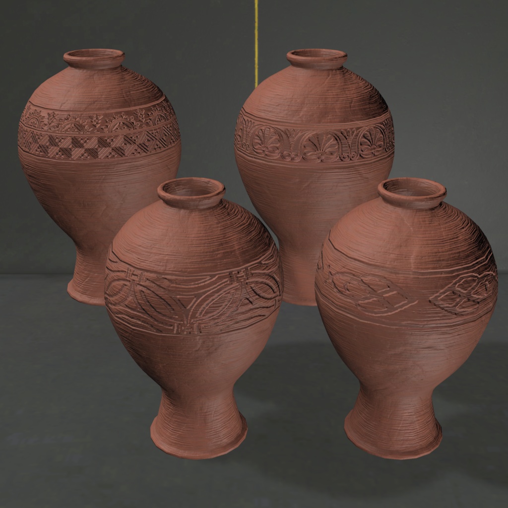 陶器のつぼ/Clay_Pot