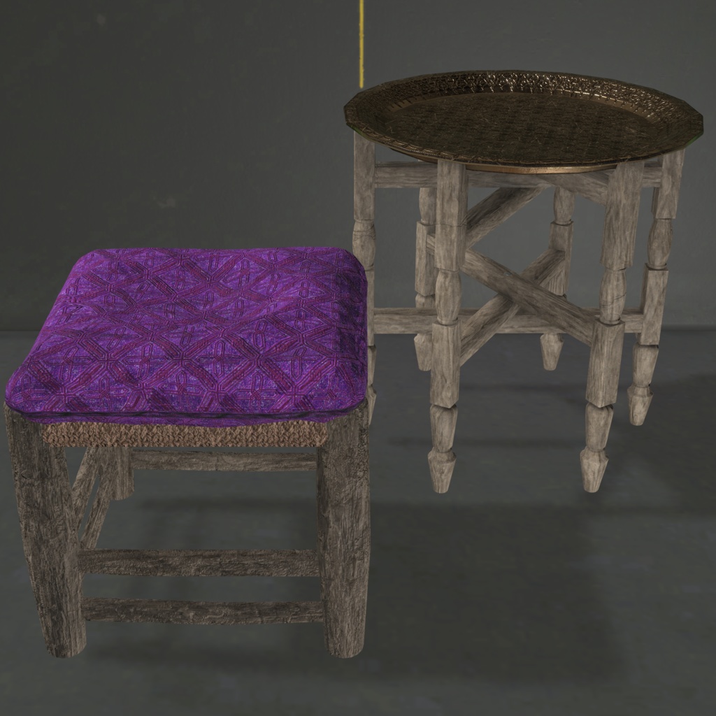 木製椅子&テーブル/Wooden Chairs & Tables