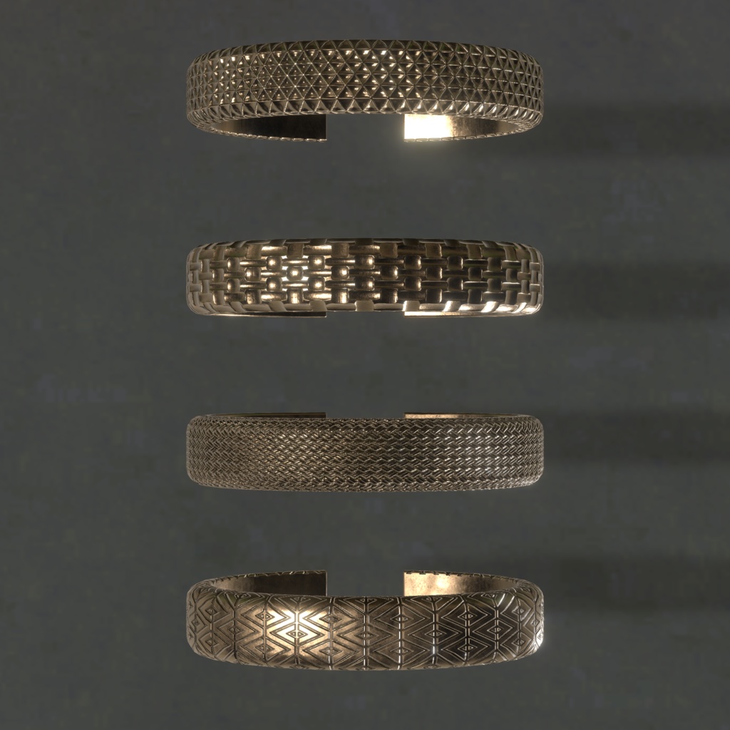 真鍮バングル16柄/BrassBangle16 patterns