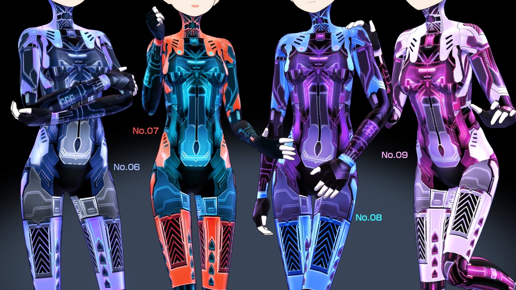 【VRoid】サイボーグスーツ