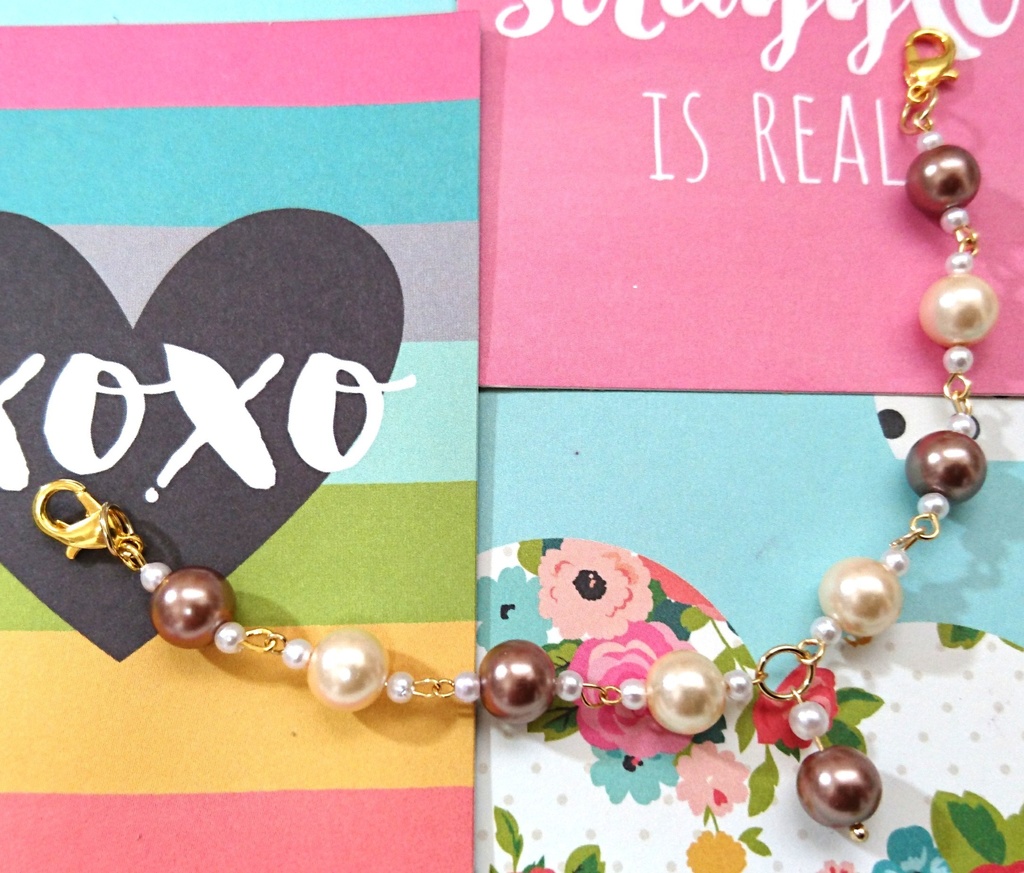 チェーンベルト式マスクフック(ブラウンパール)※夏の特別キャンペーン実地中