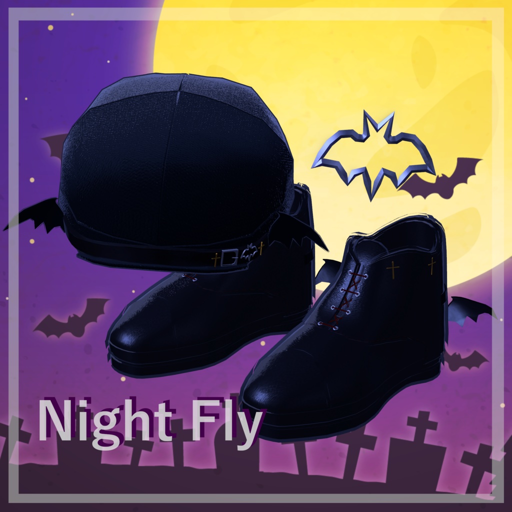 【SALE】 Night Fly【4Color /10アバター対応】