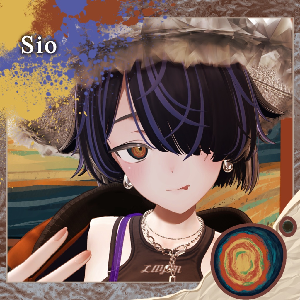 【3アバター対応】Eye Texture -Skrik-【Free】