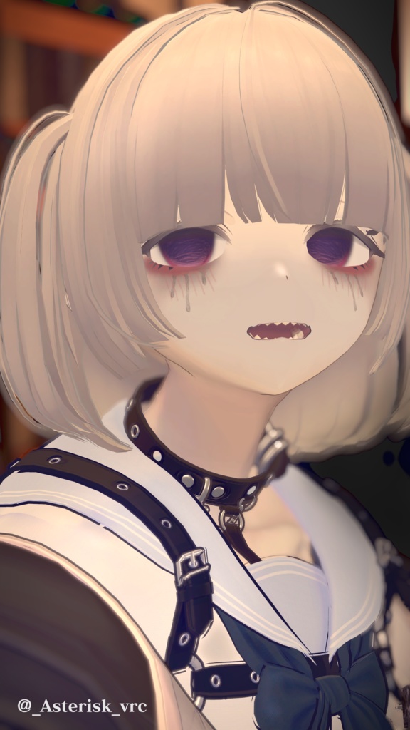 【Menno対応】虚-ウツロ-メイク Make UP + 9 types eye texture