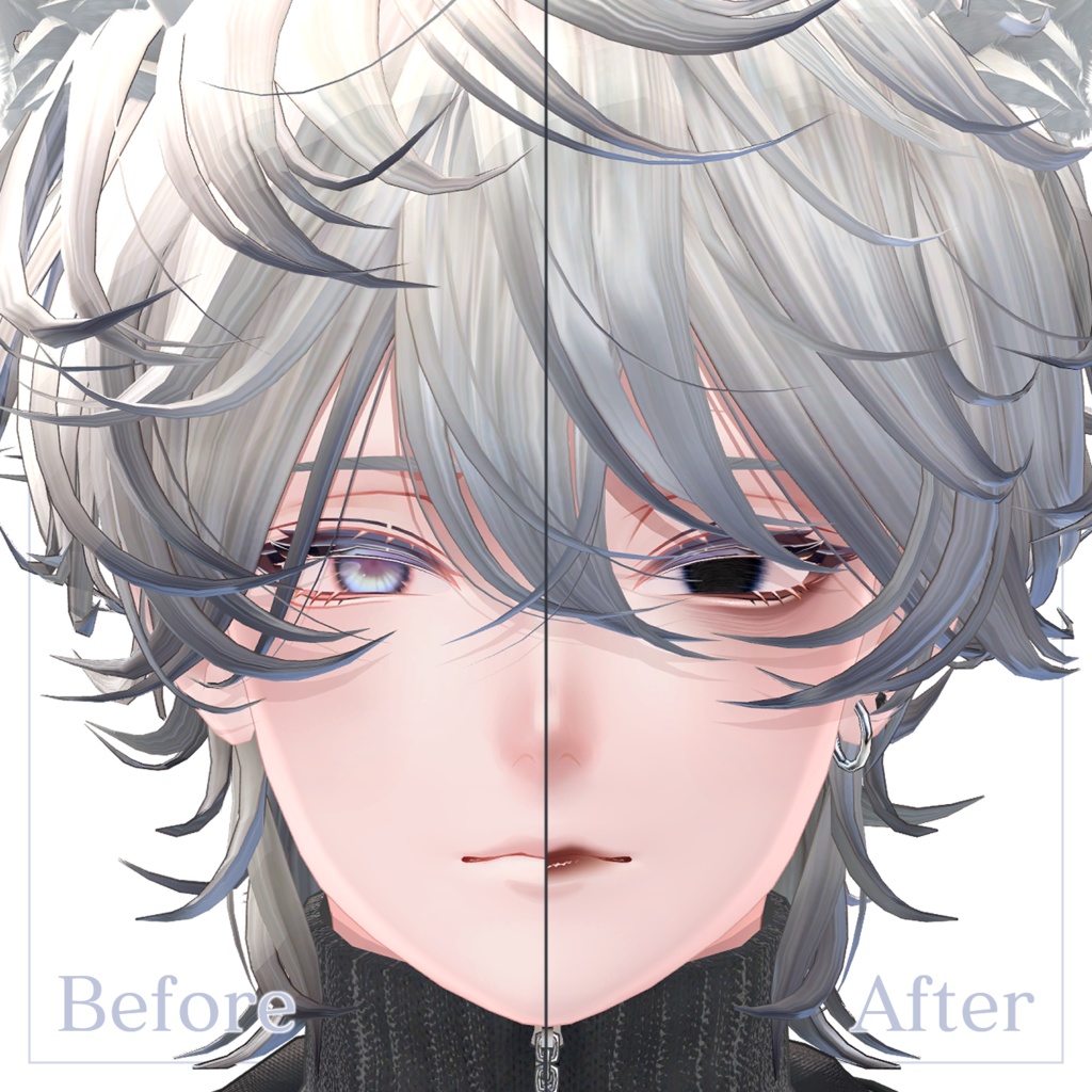 【斑霞 -Hanka- 対応】霞メイク Make UP + Eye texture