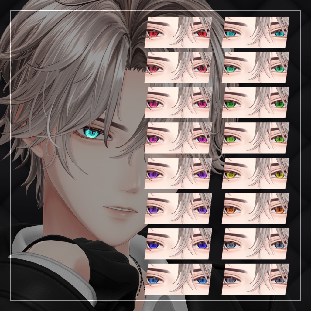 【48アバター対応】YOFUKASHI EYE【16Color】