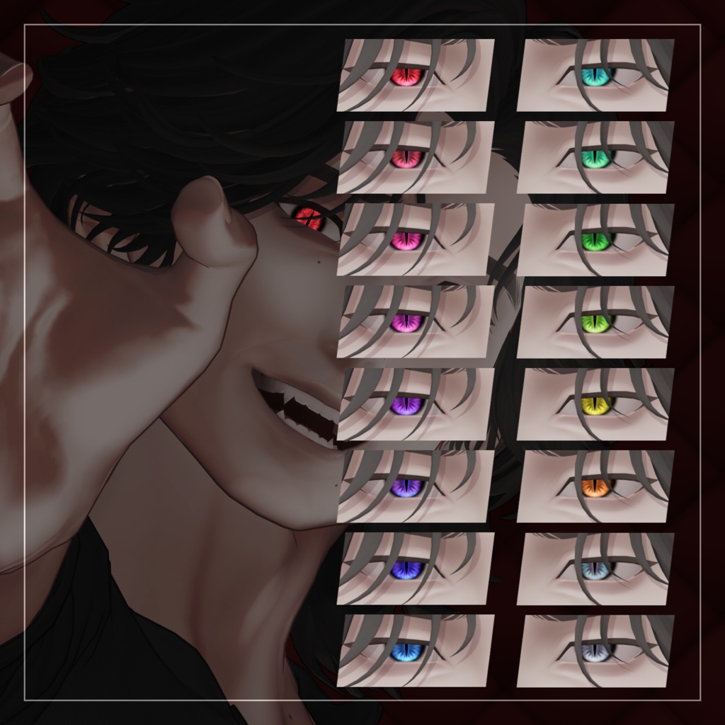 【40アバター対応】YOFUKASHI EYE【16Color】