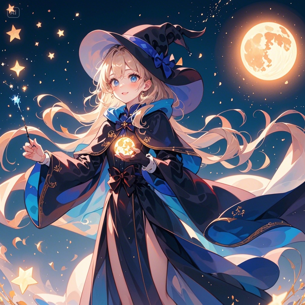 Moonlight Witch – Anime Sorceress Under the Stars