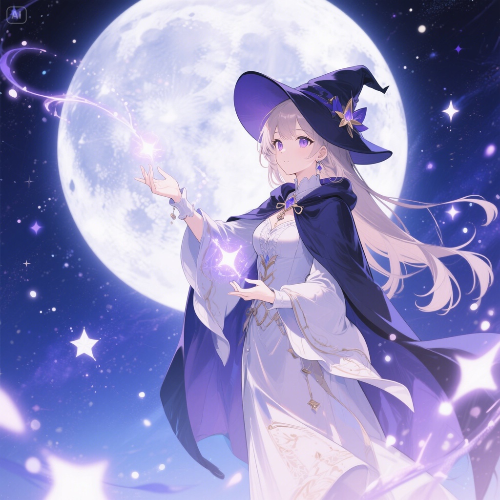 Moonlight Witch – Anime Sorceress Under the Stars