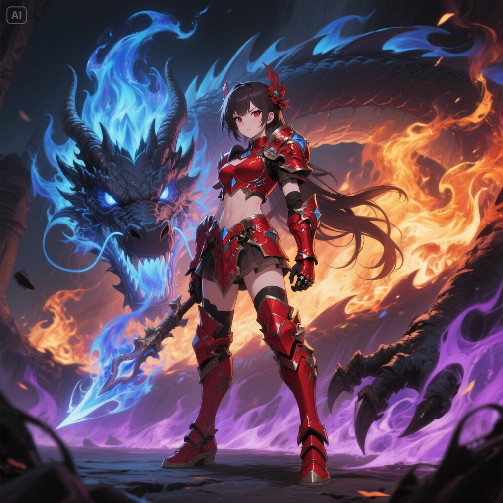 Dragon Tamer – Fireborn Warrior Girl