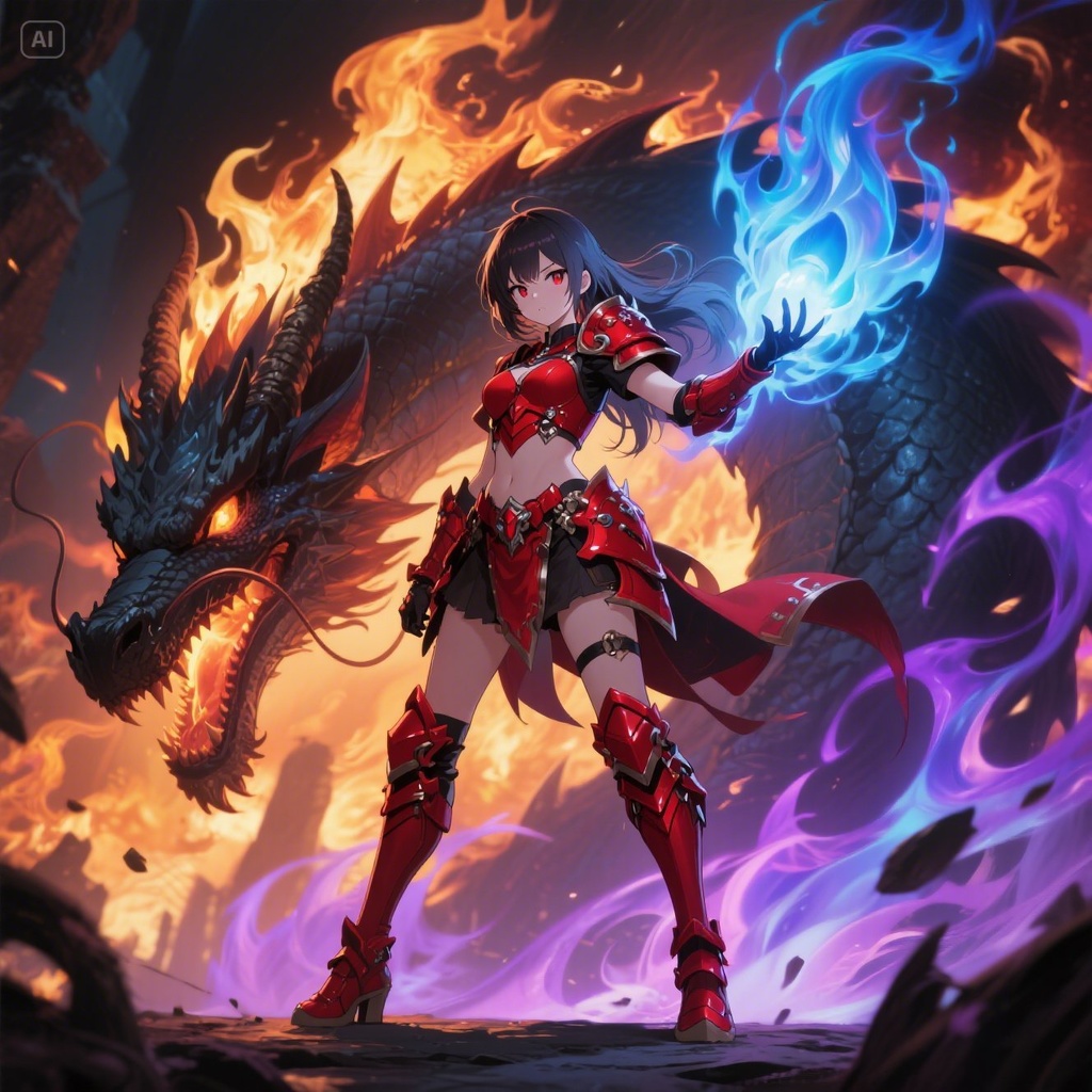 Dragon Tamer – Fireborn Warrior Girl
