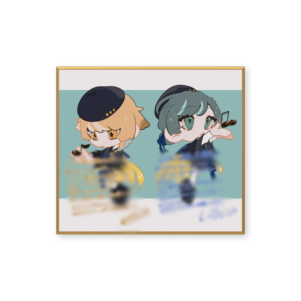 くてん。組 2nd Anniversary goods メッセージ入り色紙