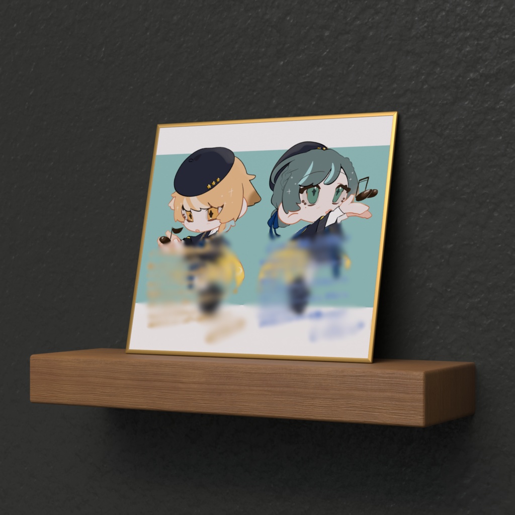 くてん。組 2nd Anniversary goods メッセージ入り色紙