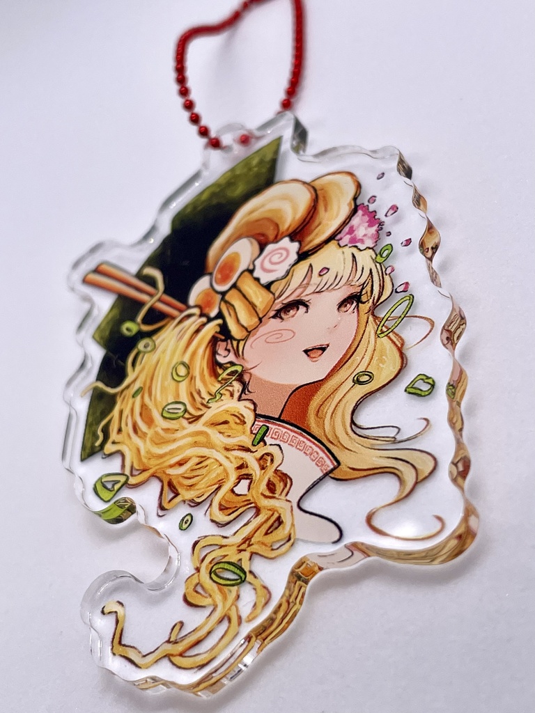 【ラーメンガール】アクリルキーホルダー