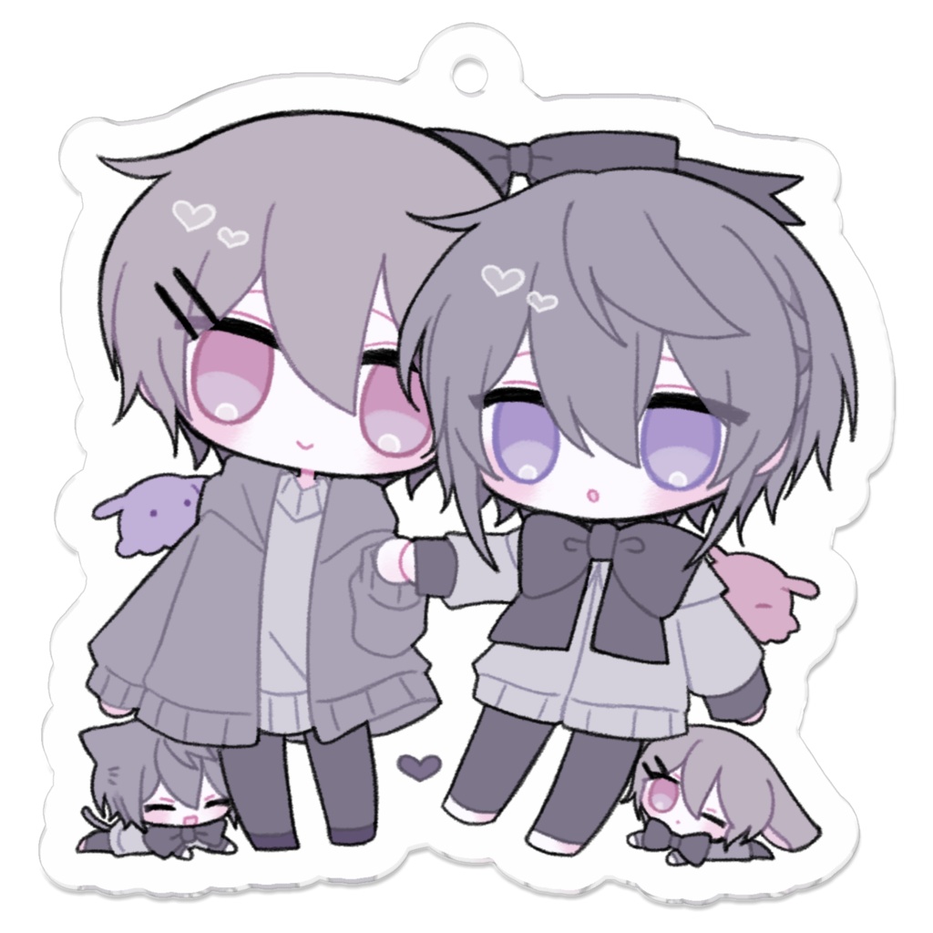 『僕の最愛の』アクリルキーホルダー(さら&ゆら)