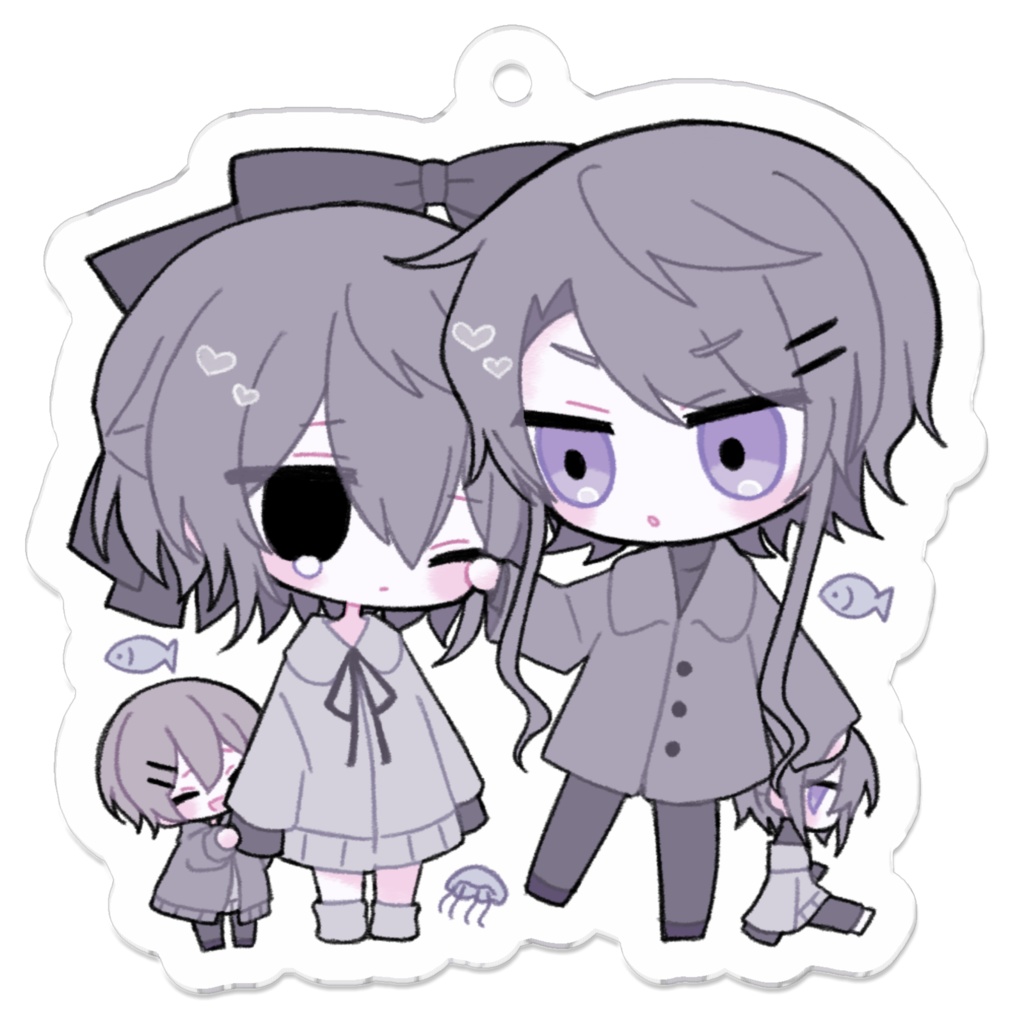 『僕の最愛の』アクリルキーホルダー(結良&らず)