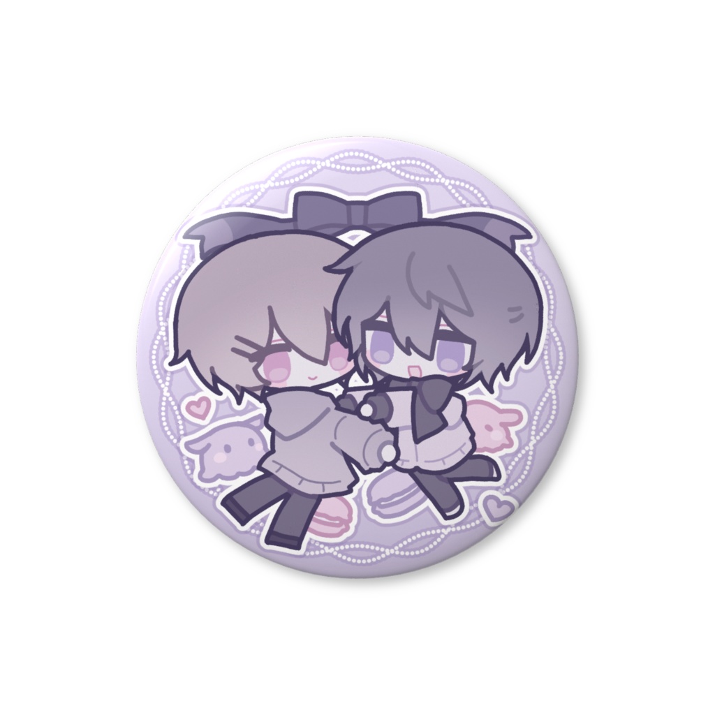 『僕の最愛の』缶バッジ（さら＆ゆら）