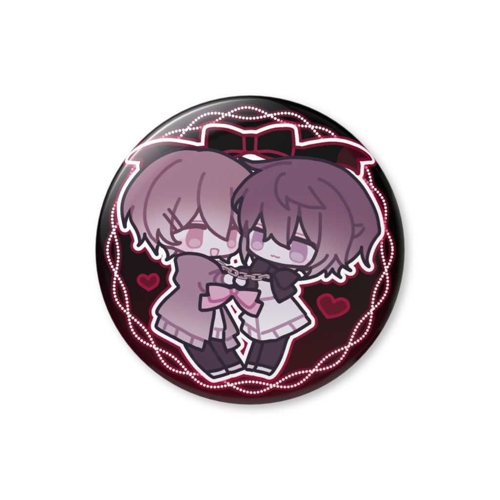 『僕の最愛の』缶バッジ（さら＆ゆら）