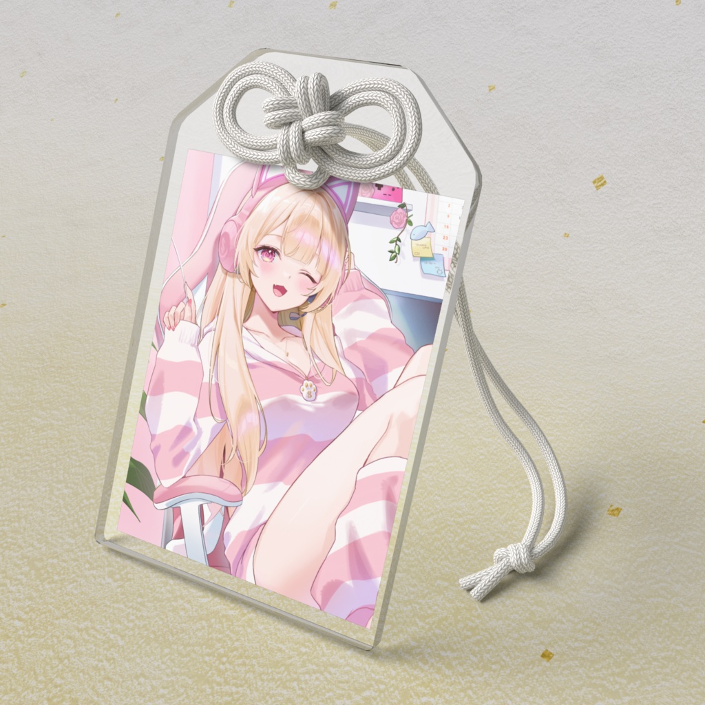 ご利益ありそう!なルームウェアるちるのアクリルお守り(全9色)