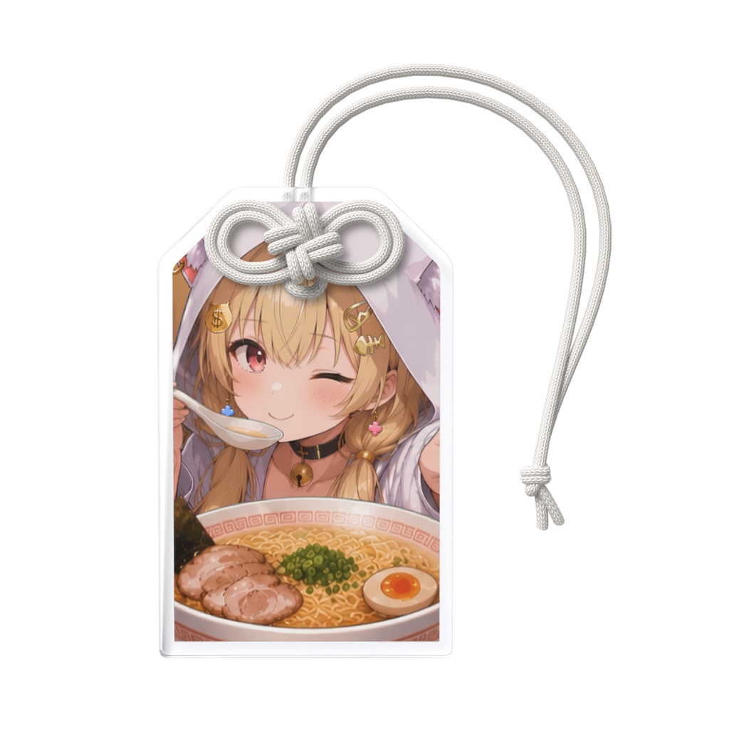 ご利益ありそう！なラーメンるちるのアクリルお守り(全9色)