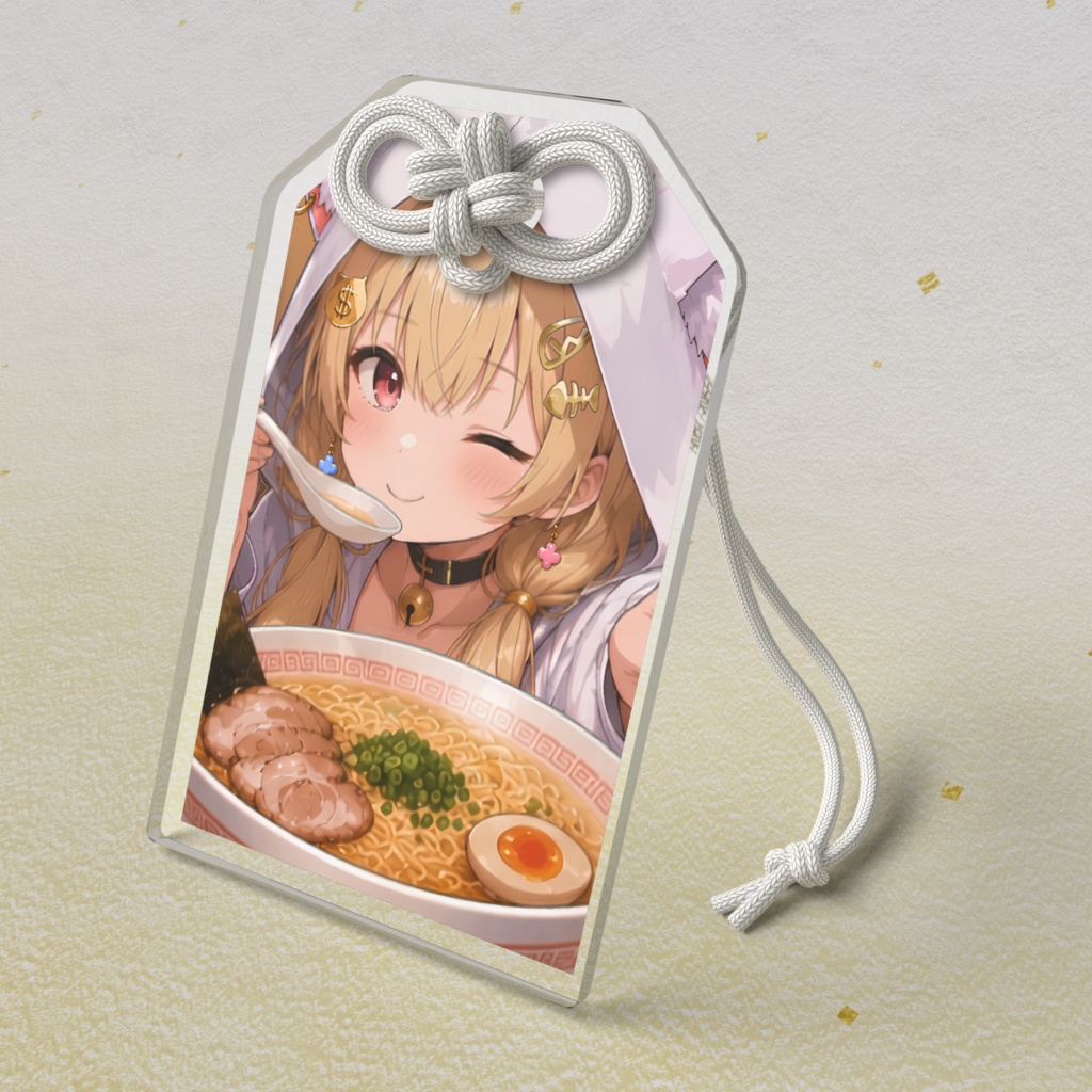 ご利益ありそう!なラーメンるちるのアクリルお守り(全9色)