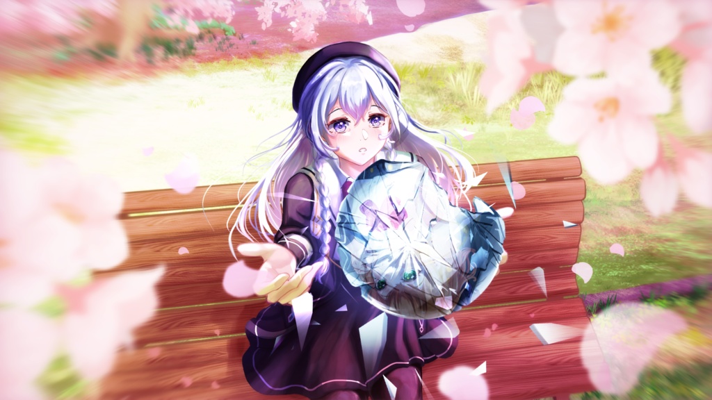 ステンドグラスに光を灯して