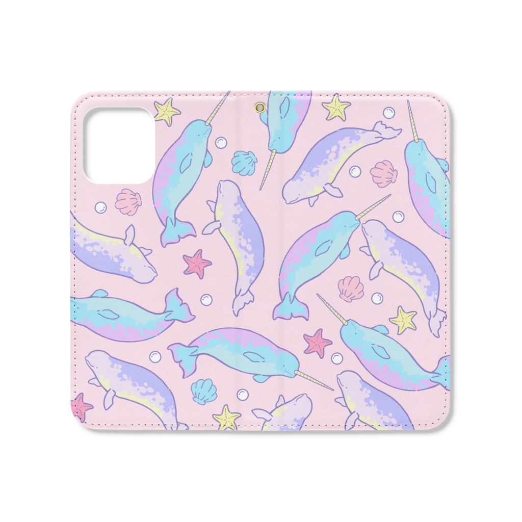 Iphone12 12pro ゆめかわイッカクピンク Matsuorca524 Booth