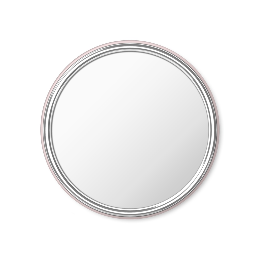 あしゅちゃん缶ミラー ぴんく