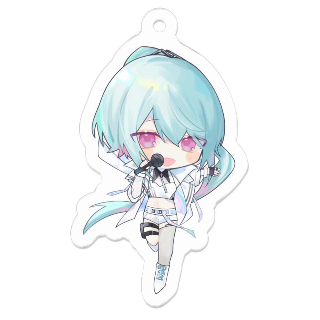 歌うあしゅちゃんアクキー