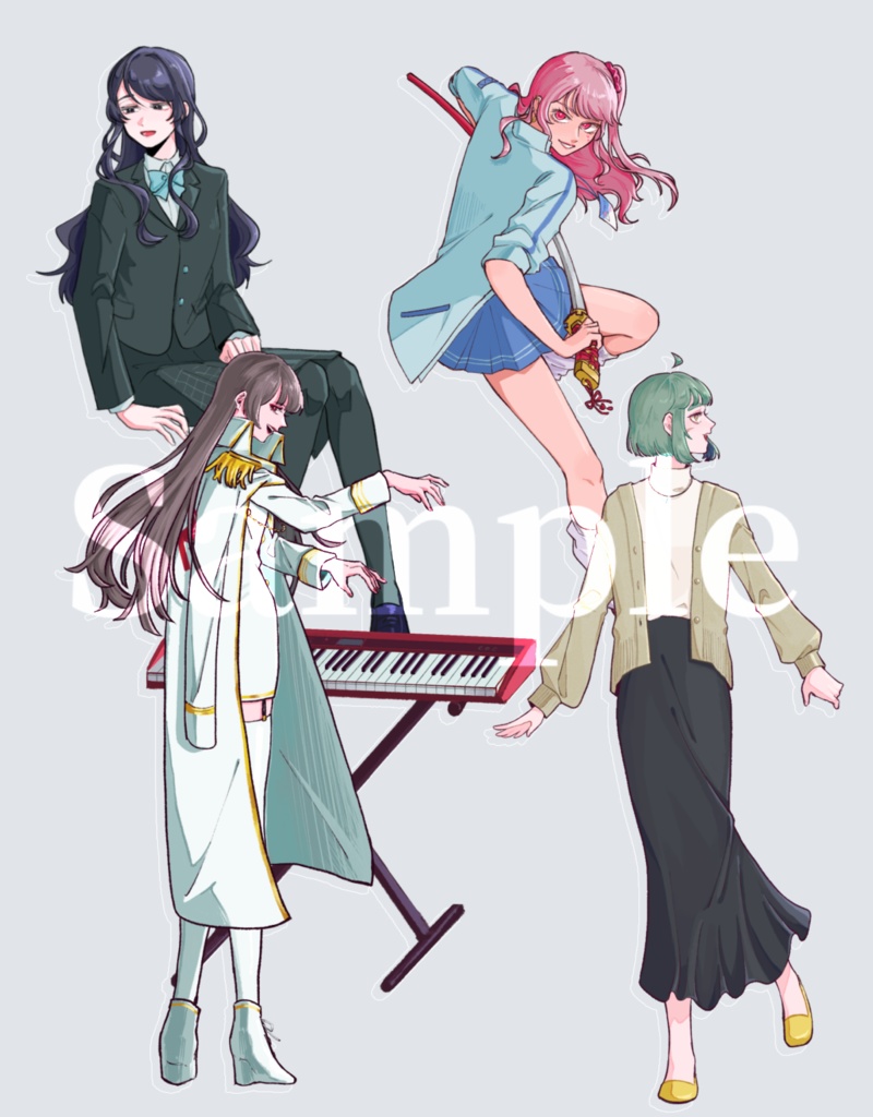 【有償依頼・コミッション受付】TRPG立ち絵等