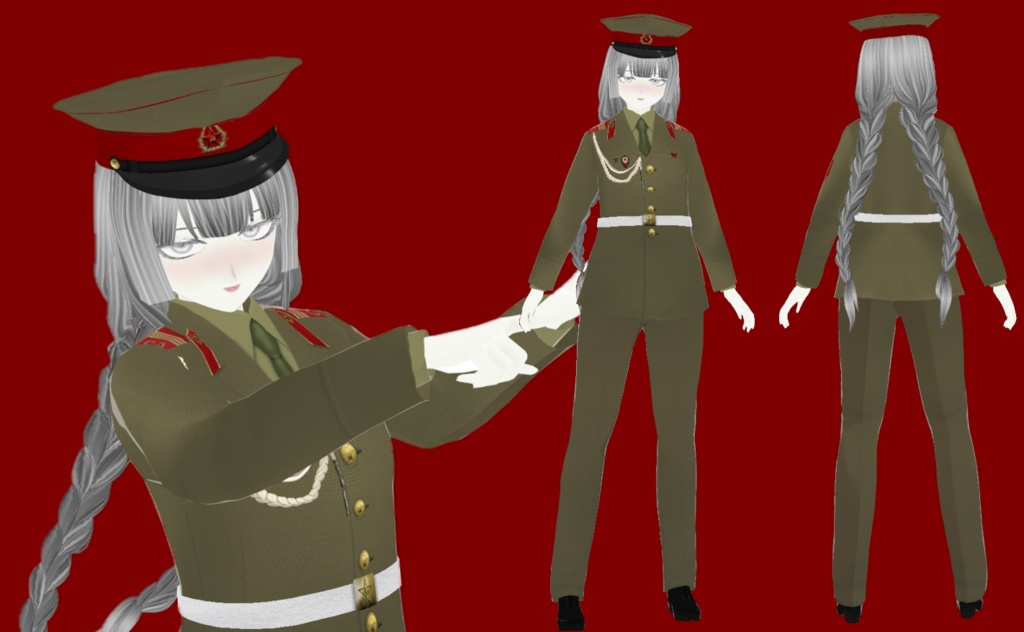 【VRoid正式版】M69(М69)外出服/パレード服