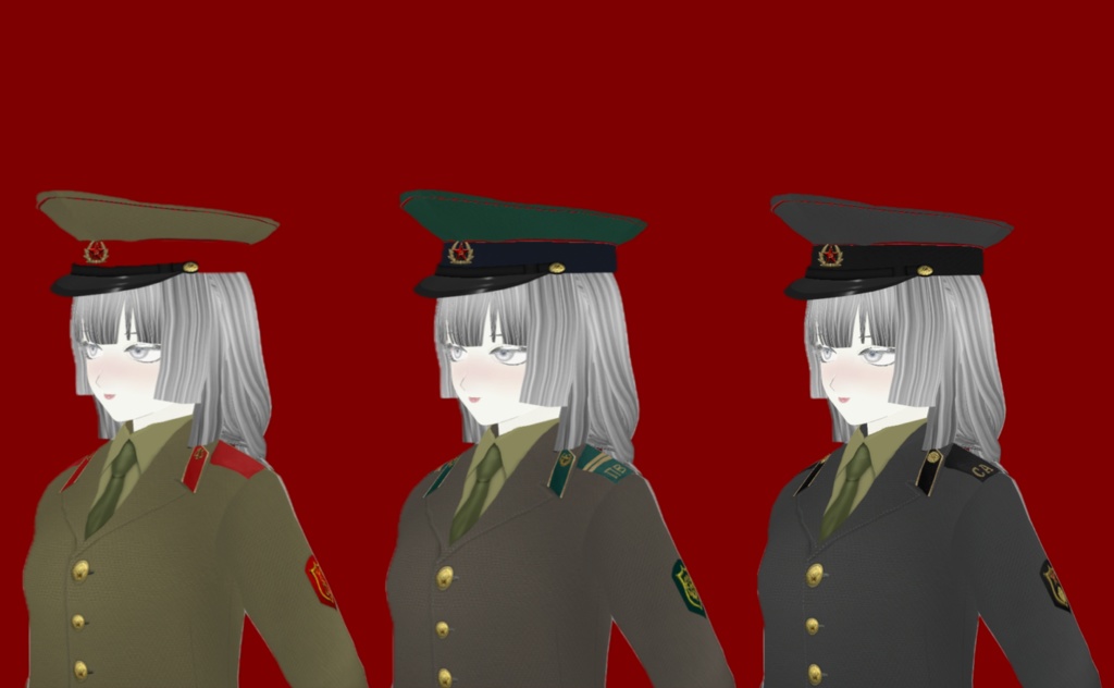 【VRoid正式版】M69(М69)外出服/パレード服