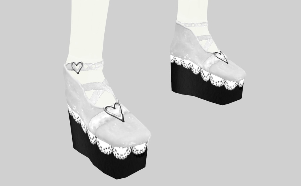 【VRoid正式版】北極うさぎサロペット