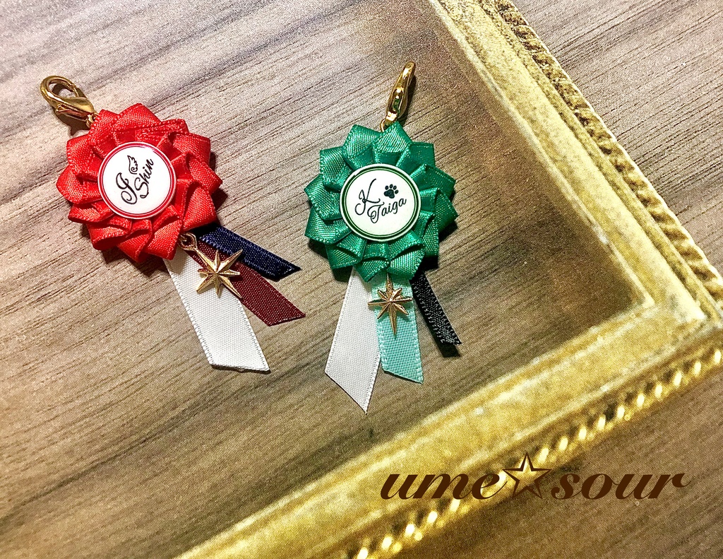 ミニロゼットチャーム