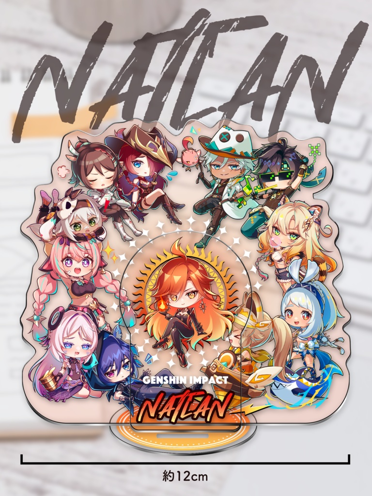 【原神】ナタキャラ全員集合!アクリルスタンド【神ノ叡智28】【新作】