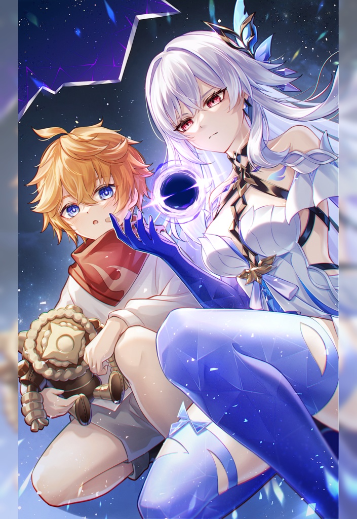 『星降る夜の小瓶』アクリルスタンド(シトラリ)【C107新作】