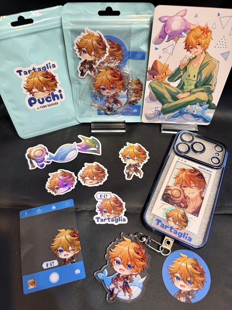 タルタリヤグッズ『Puchi』セット【スパコミ新作】