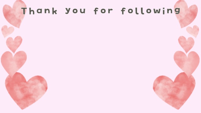 【Twitchアラート】フォローGIF動画:透過:ハート