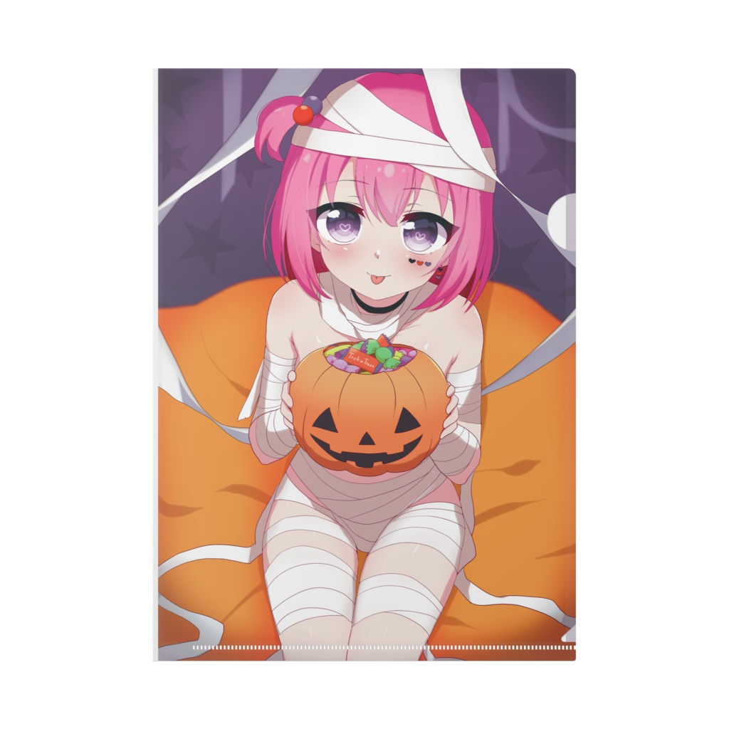 くろたぬハロウィンクリアファイル