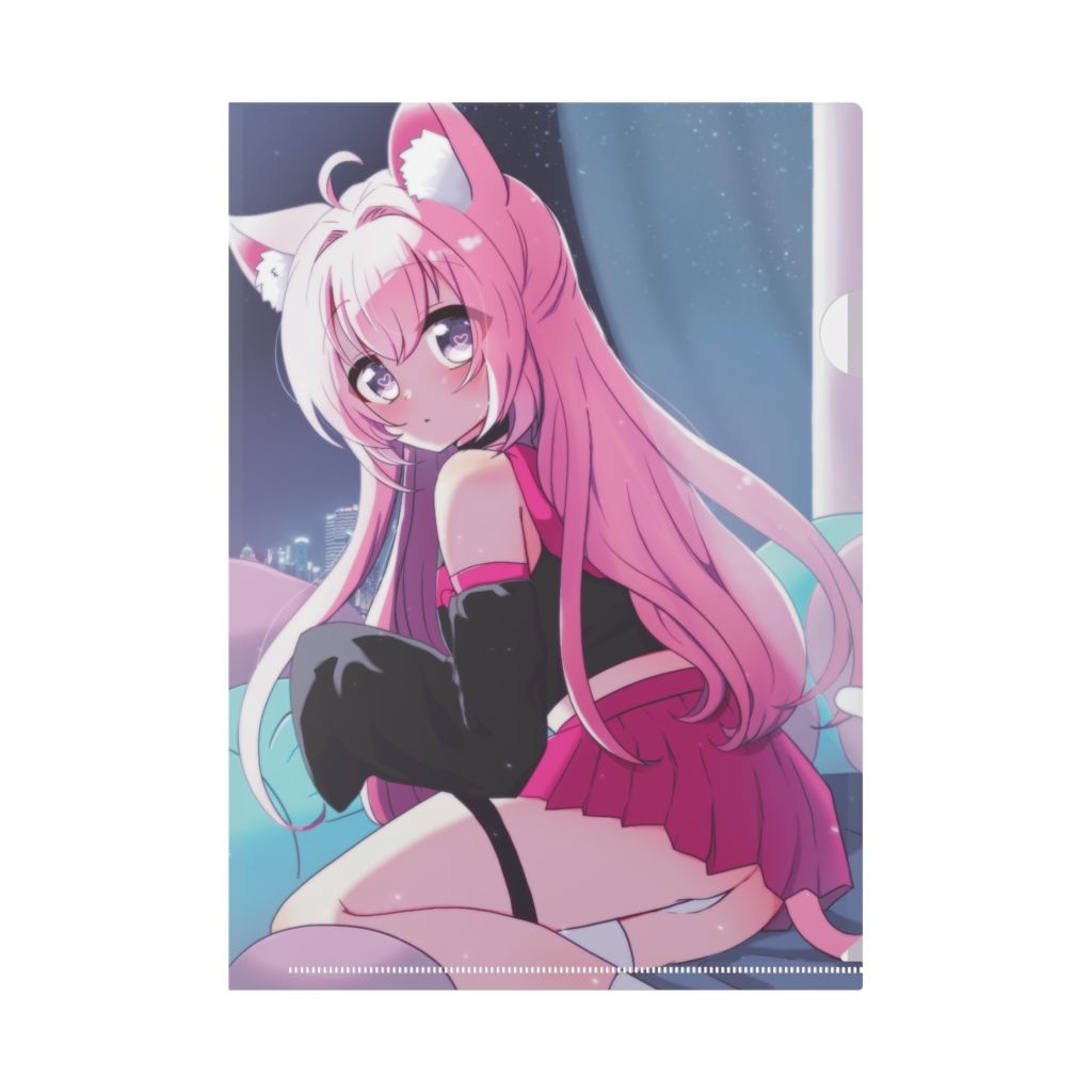 まいにゃんクリアファイル