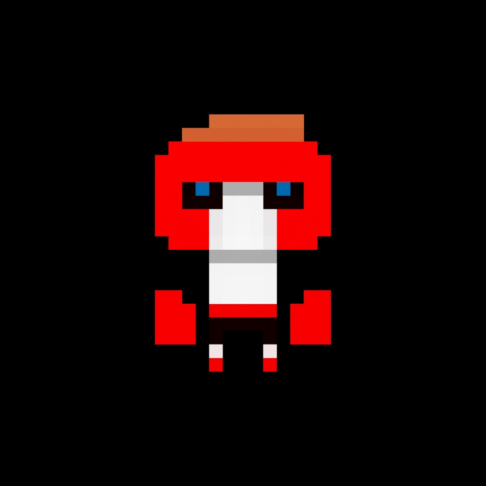 voxel job character_08_ボクサーさん_アイコン用画像