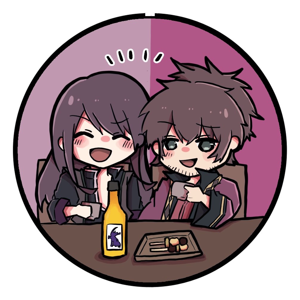 【TOV】自己満缶バッジ ユーリ&レイヴン