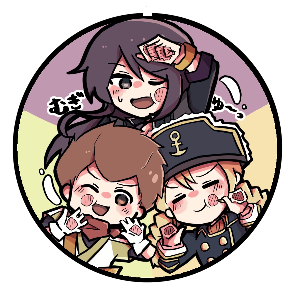 【TOV】自己満缶バッジ ユーリ&カロル&パティ