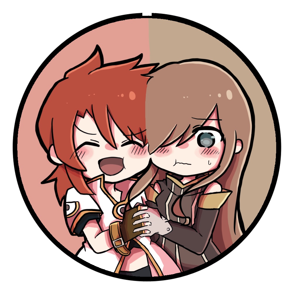 【TOA】自己満缶バッジ ルーク&ティア