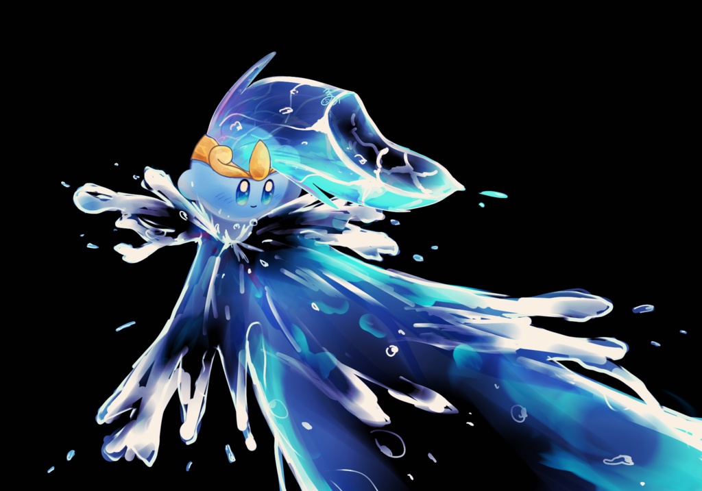 【カービィ】ネップリ ウォーターカービィ&ペーパースタンドセット